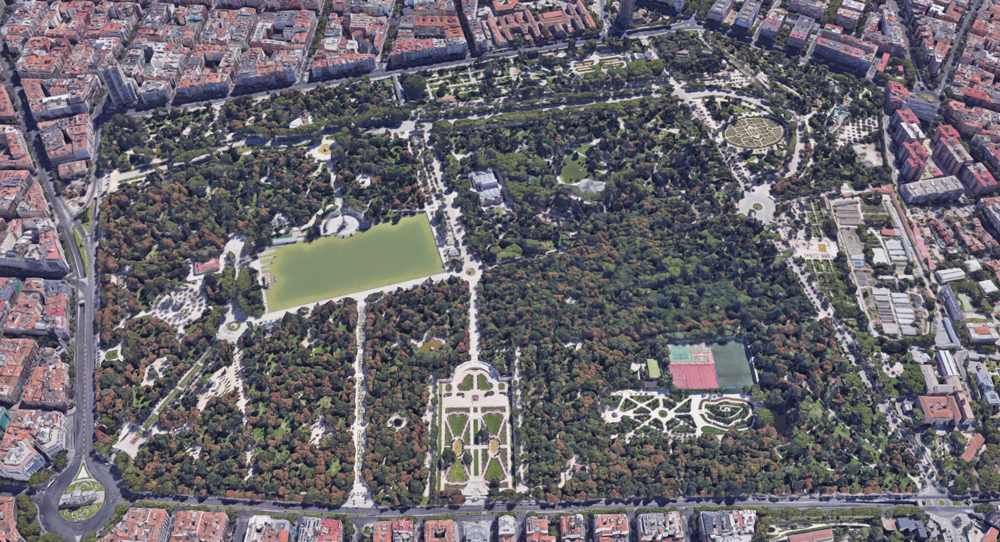 The Retiro Park One Of The Main Tourist Attractions Of The